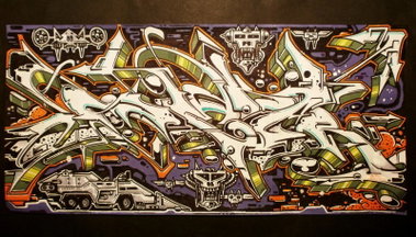 Graffiti Wall - Photo by Famelevel_O