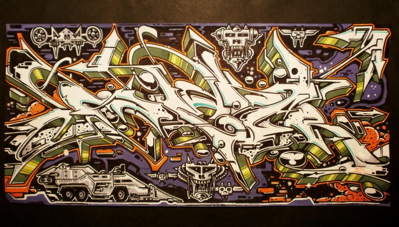 Graffiti Wall - Photo by Famelevel_O