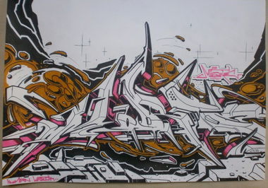 Graffiti Sketch - Photo by Famelevel_O