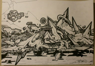 Graffiti Wall - Photo by Famelevel_O