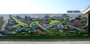 Graffiti Wall - Photo by Famelevel_O