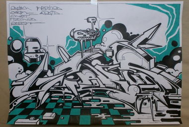 Graffiti Wall - Photo by Famelevel_O