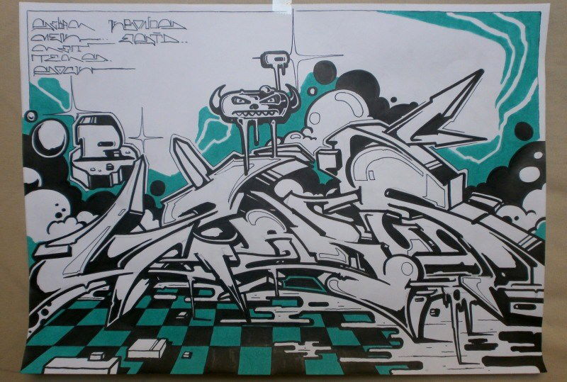 Graffiti Wall - Photo by Famelevel_O