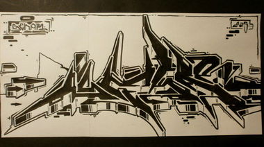 Graffiti Sketch - Photo by Famelevel_O