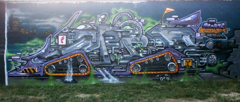 Graffiti Wall - Photo by Famelevel_O