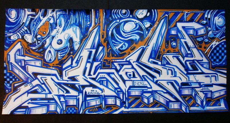 Graffiti Sketch - Photo by Famelevel_O