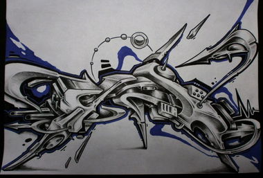 Graffiti Sketch - Photo by Famelevel_O