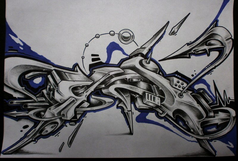 Graffiti Sketch - Photo by Famelevel_O