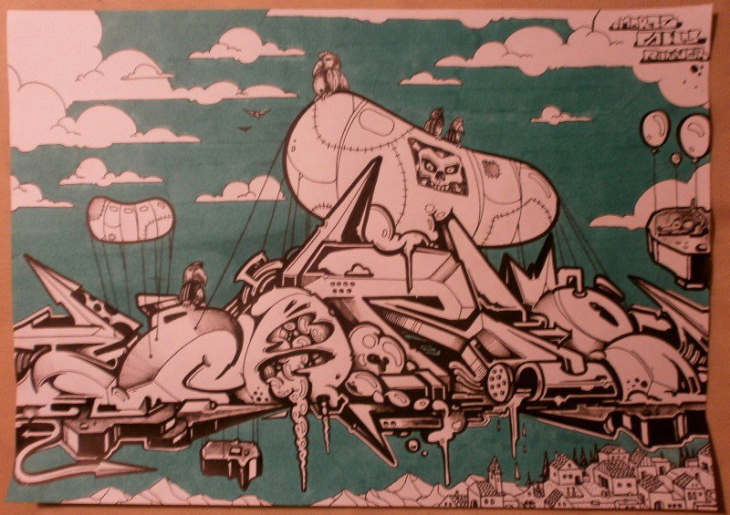 Graffiti Wall - Photo by Famelevel_O