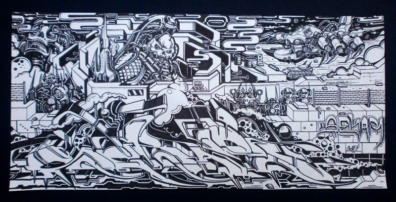 Graffiti Wall - Photo by Famelevel_O