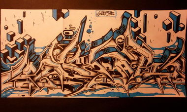 Graffiti Sketch - Photo by Famelevel_O