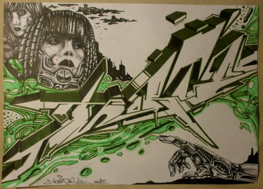 Graffiti Sketch - Photo by Famelevel_O
