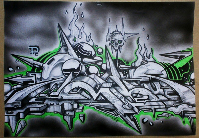 Graffiti Wall - Photo by Famelevel_O