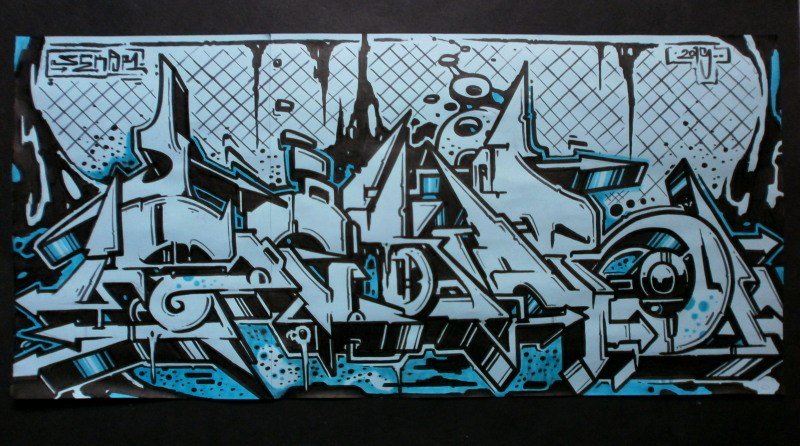 Graffiti Sketch - Photo by Famelevel_O