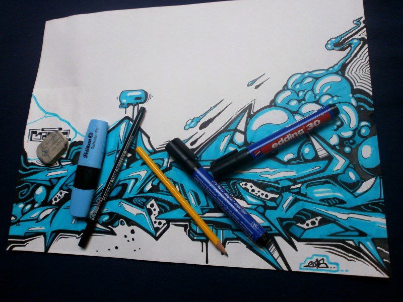 Graffiti Wall - Photo by Famelevel_O