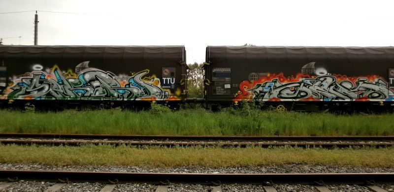 Graffiti Train - Photo by Famelevel_O