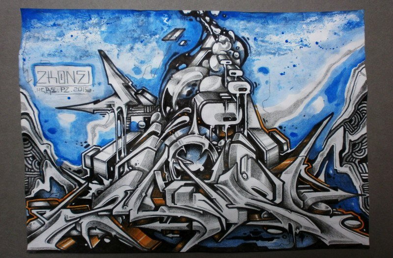 Graffiti Sketch - Photo by Famelevel_O