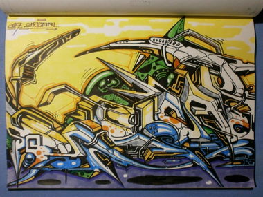 Graffiti Wall - Photo by Famelevel_O