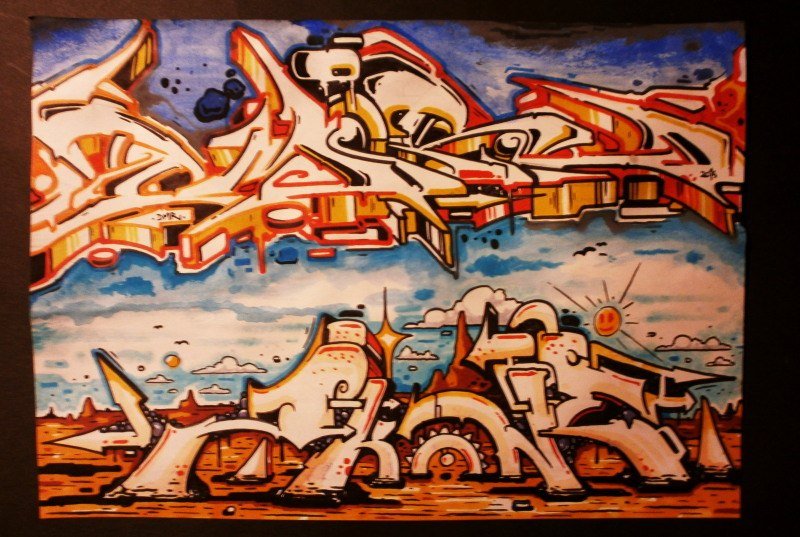 Graffiti Sketch - Photo by Famelevel_O