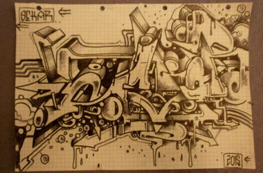 Graffiti Sketch - Photo by Famelevel_O