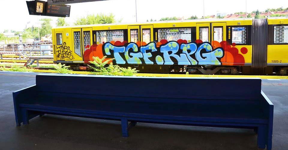 Graffiti Train - Photo by Fan - Milan, Tgf (2014)