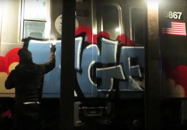 Graffiti Train - Photo by Fan - TGF, Osnabrück (2008)