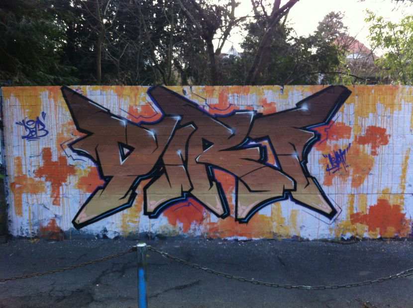 Graffiti Wall in Darmstadt - Photo by FarbFlash - Dirt, Darmstadt, 2013 (2013)