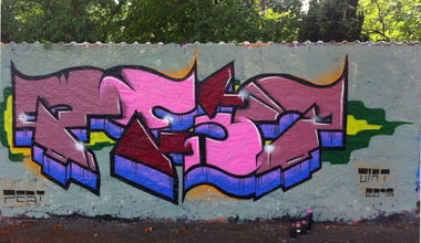 Graffiti Wall in Darmstadt - Photo by FarbFlash - Dirt, Pest, 2013 (2013)