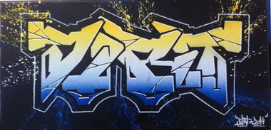 Graffiti Artwork - Photo by FarbFlash - Canvas, Dirt, Mainz (2014)