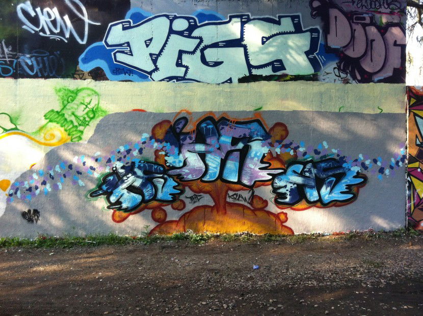 Graffiti Wall in Köln - Photo by FarbenFroh - Cologne, Braunsfeld, Krew (2013)