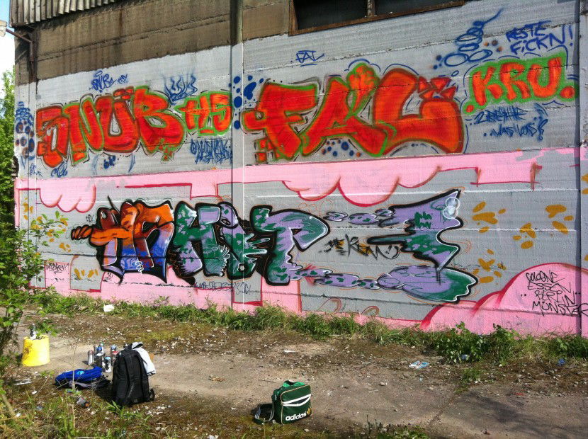 Graffiti Wall in Köln - Photo by FarbenFroh - 2013, Fabrik, Krew (2013)