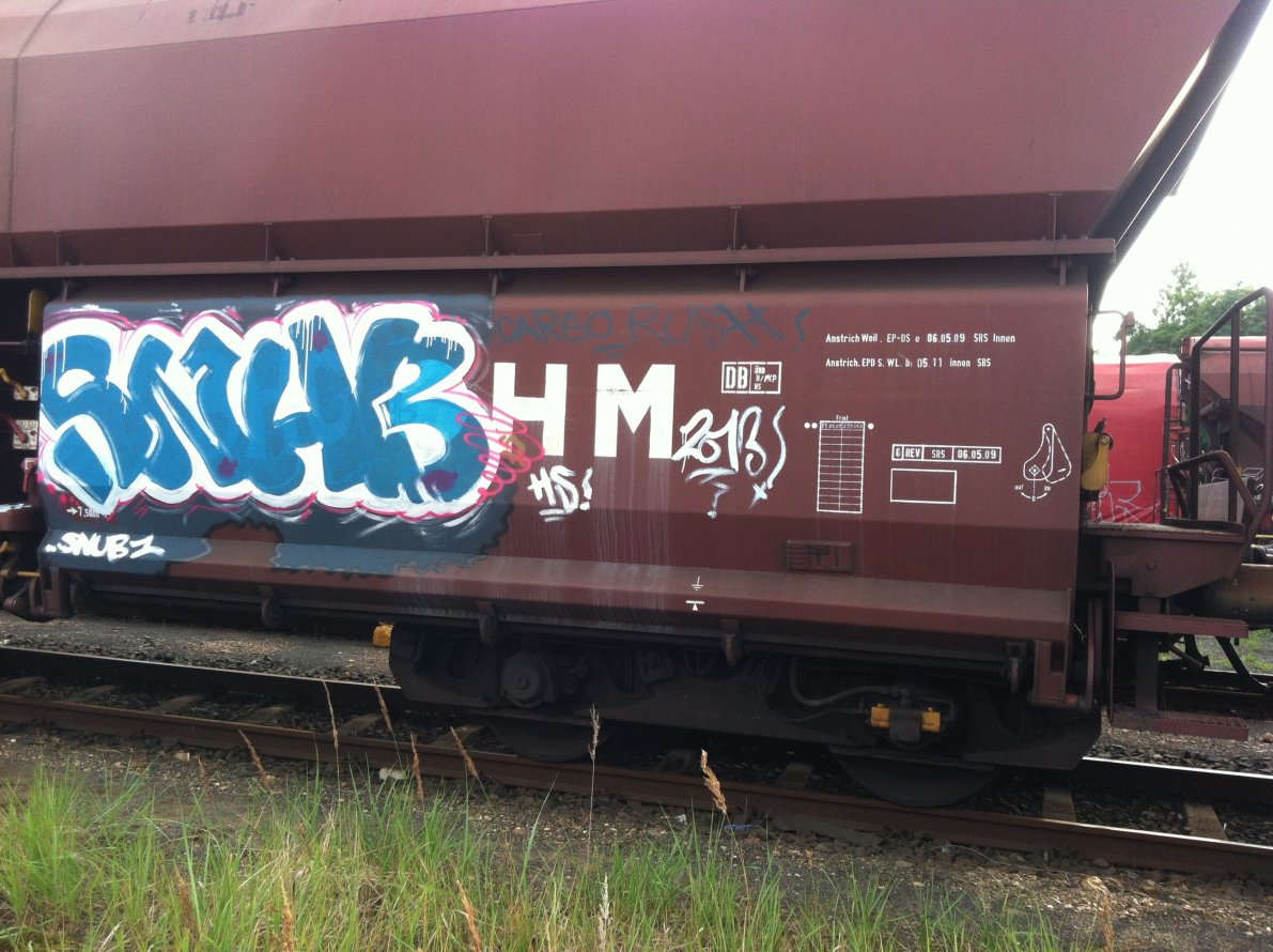 Graffiti Train - Photo by FarbenFroh - Cargo, Rush! (2013)