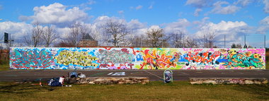 Graffiti Wall - Photo by Farbkiller - pheps, frak, zein (2015)