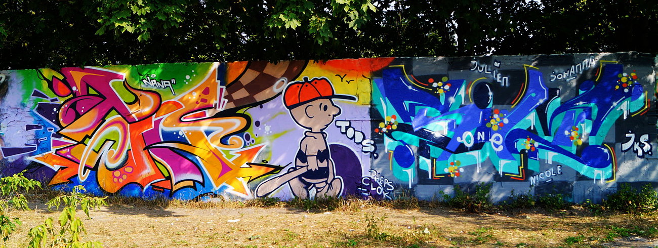 Graffiti Wall - Photo by Farbkiller - tein, silt, tods (2015)