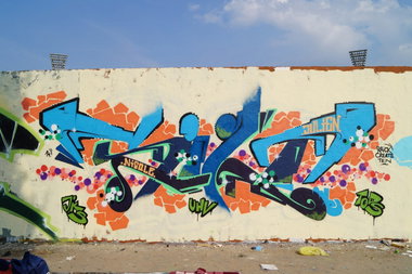 Graffiti Wall - Photo by Farbkiller - silt, tods, jks (2014)