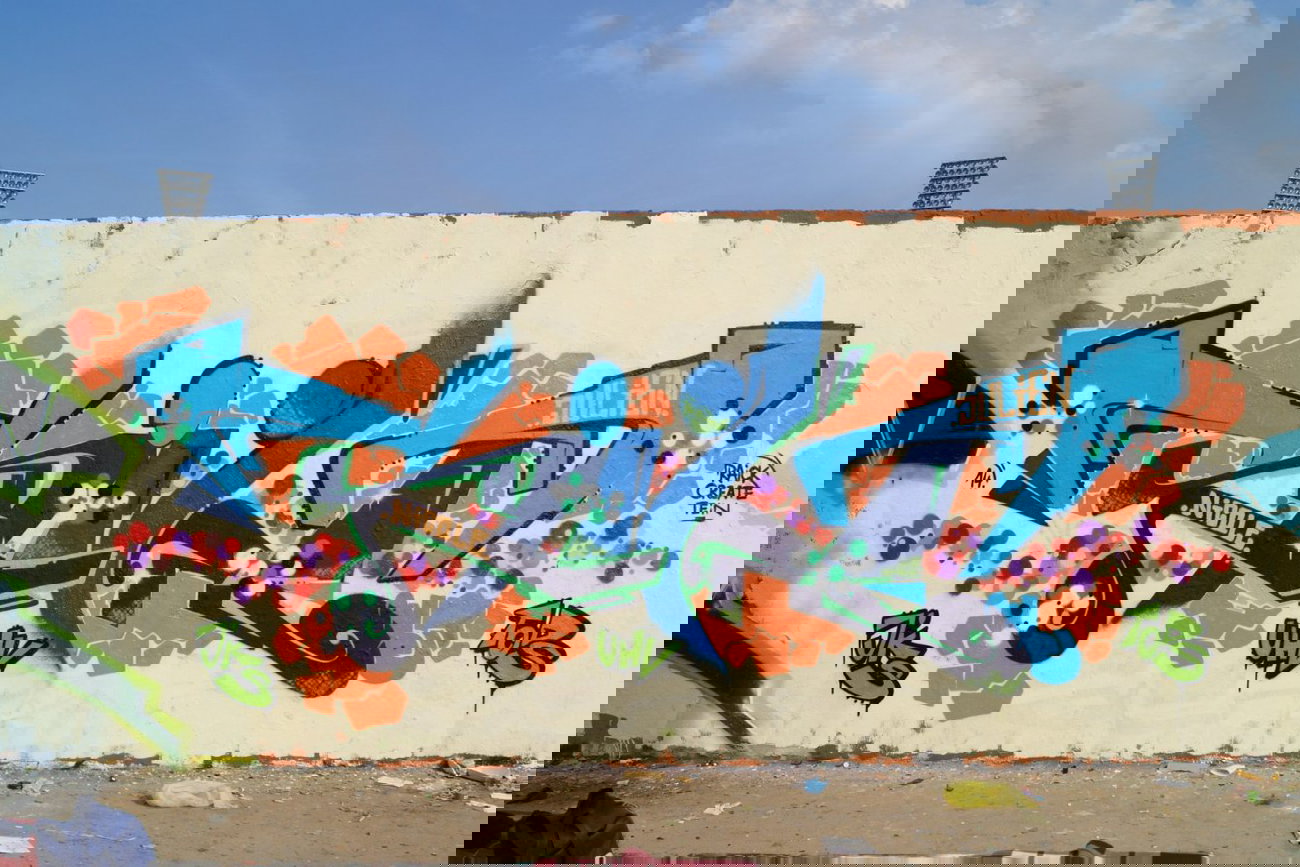 Graffiti Wall - Photo by Farbkiller - silt, tods, jks (2014)