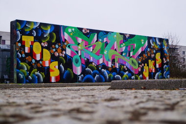 Graffiti Wall - Photo by Farbkiller - silt, tods, jks (2015)