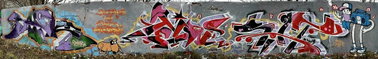 Graffiti Wall - Photo by Farbkiller - seick, tein, silt (2011)