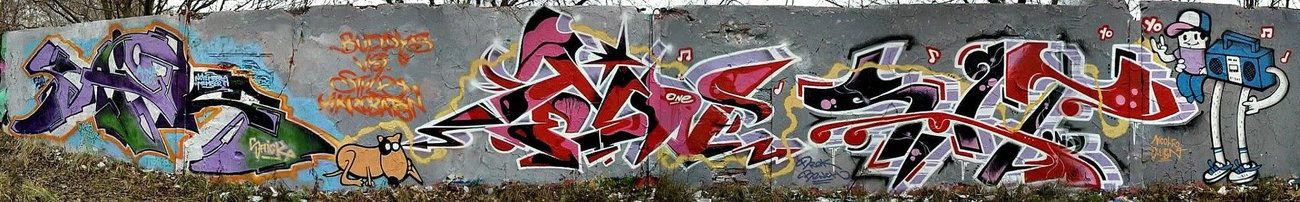 Graffiti Wall - Photo by Farbkiller - seick, tein, silt (2011)