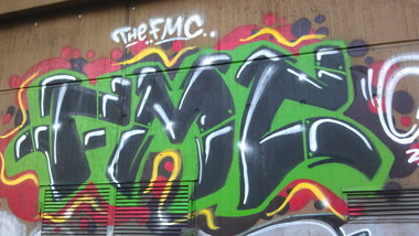 Graffiti Bombing - Photo by Farbmalclub