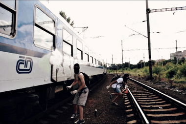 Graffiti Train in Prague - Photo by Farm - prague, train, czech (2012)