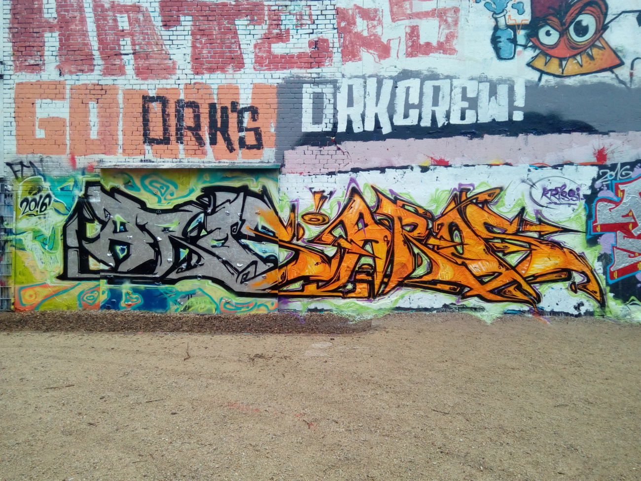 Graffiti Wall in Nürnberg - Photo by Fart - Aros (2016)