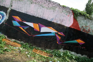 Graffiti Wall in Ukraine - Photo by Fatal