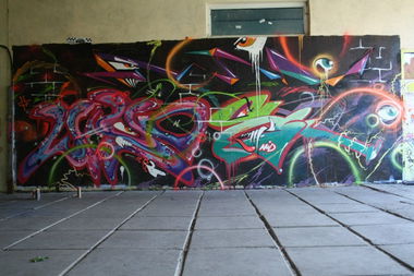 Graffiti Wall in Ukraine - Photo by Fatal