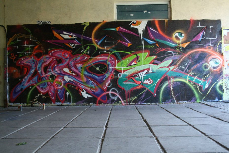 Graffiti Wall in Ukraine - Photo by Fatal