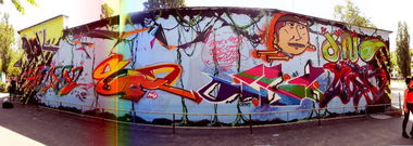 Graffiti Wall in Ukraine - Photo by Fatal