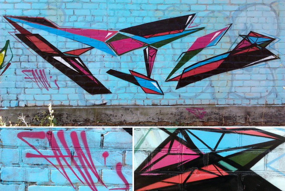 Graffiti Wall in Ukraine - Photo by Fatal