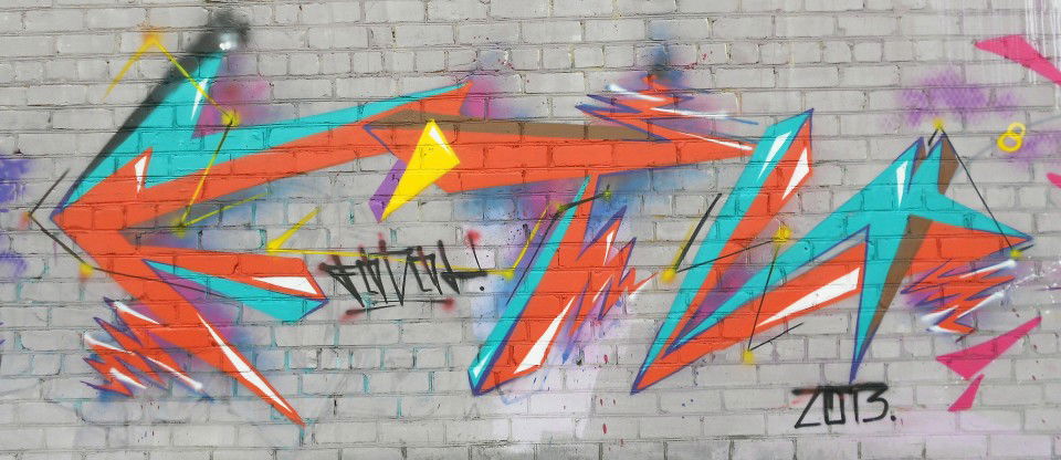 Graffiti Wall in Severodonetsk - Photo by Fatal