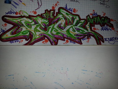 Graffiti Sketch - Photo by Fatcap - Geck (2008)
