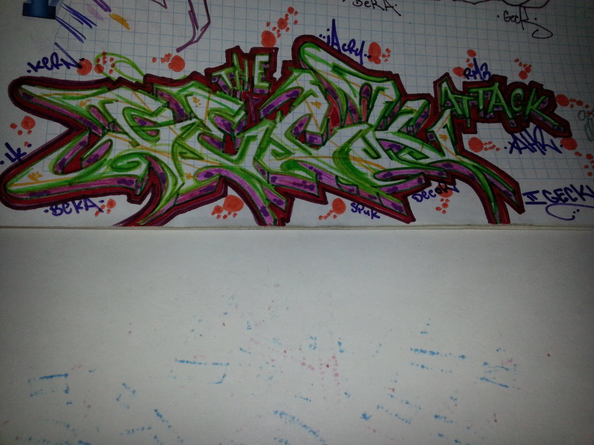 Graffiti Sketch - Photo by Fatcap - Geck (2008)